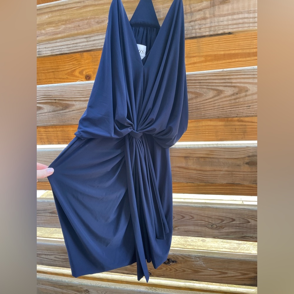 Navy MISA Los Angeles mini dress